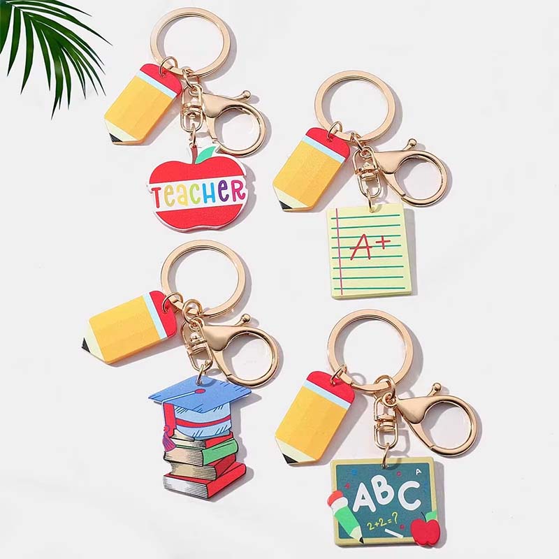 Graduation Teacher Acrylic Keychain Charm