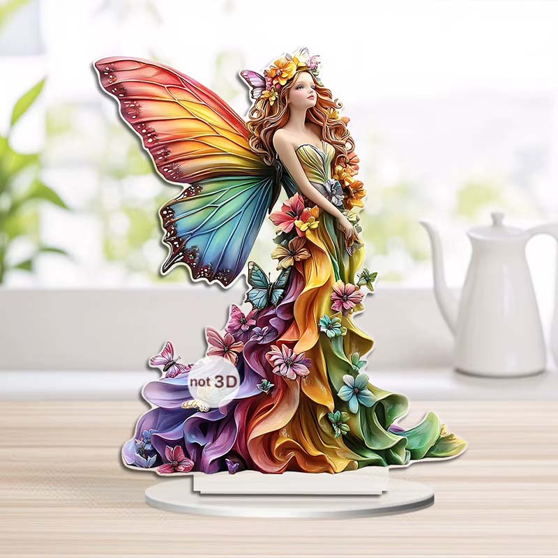 2D Butterfly Fairy Acrylic Standee