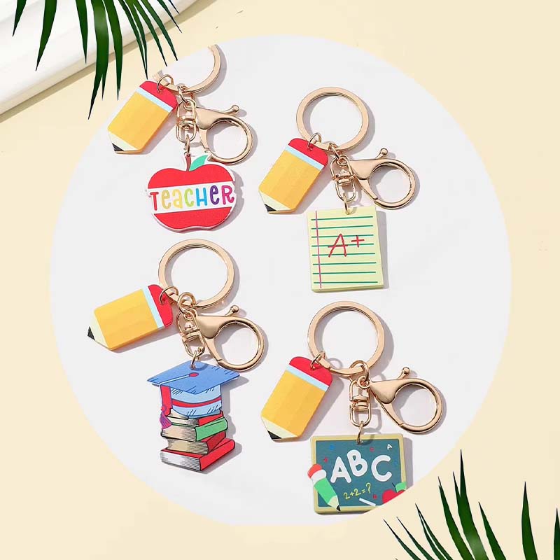 Graduation Teacher Acrylic Keychain Charm
