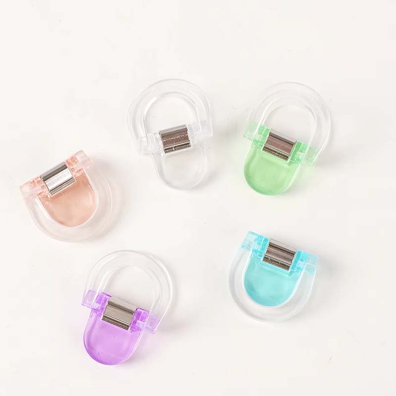 U Shape Transparent UV Printing Acrylic Clip