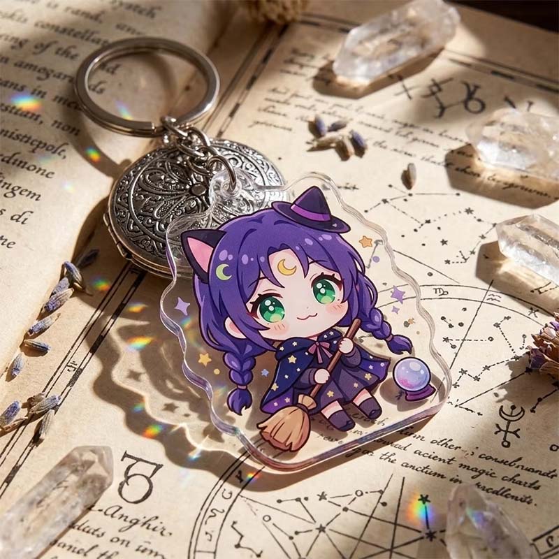 Acrylic Keychain Double-Sided Cartoon Character
