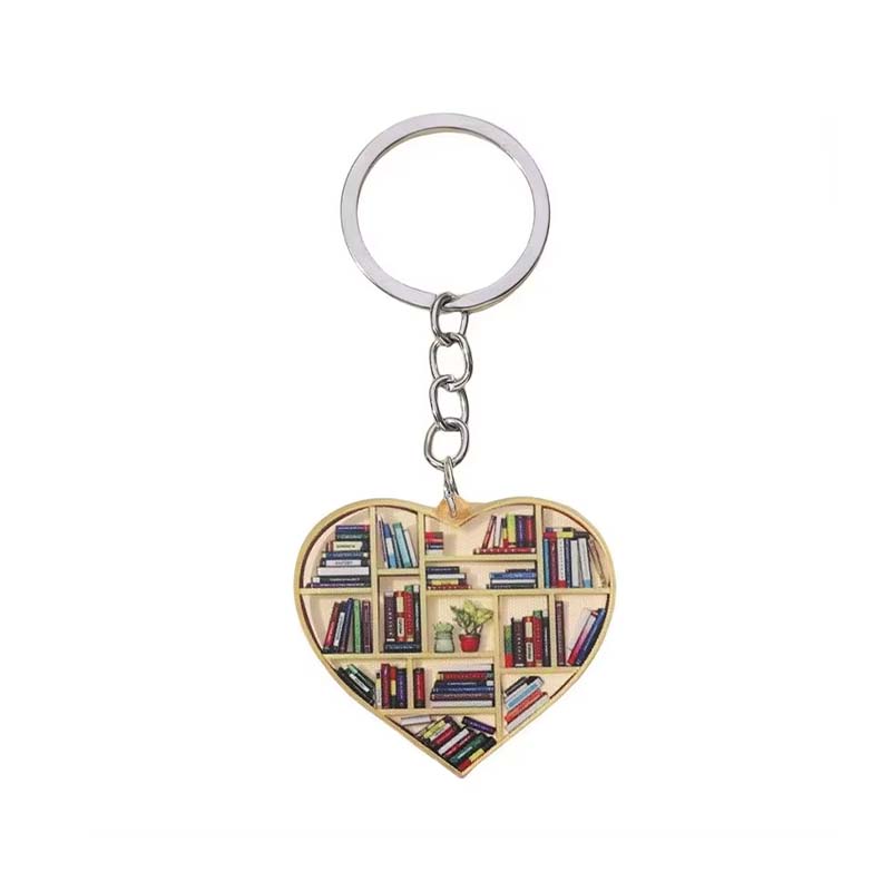 Double Sided Cartoon Acrylic Keychain Charm