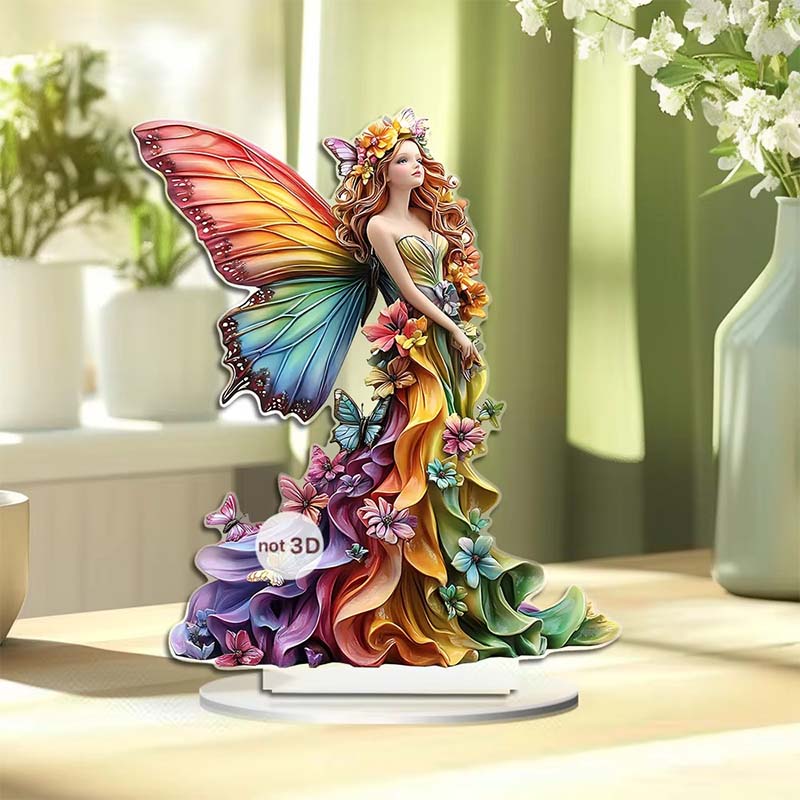 2D Butterfly Fairy Acrylic Standee
