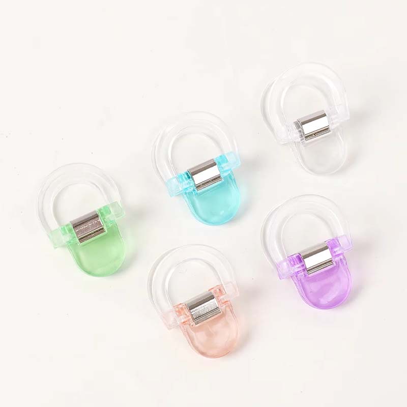 U Shape Transparent UV Printing Acrylic Clip