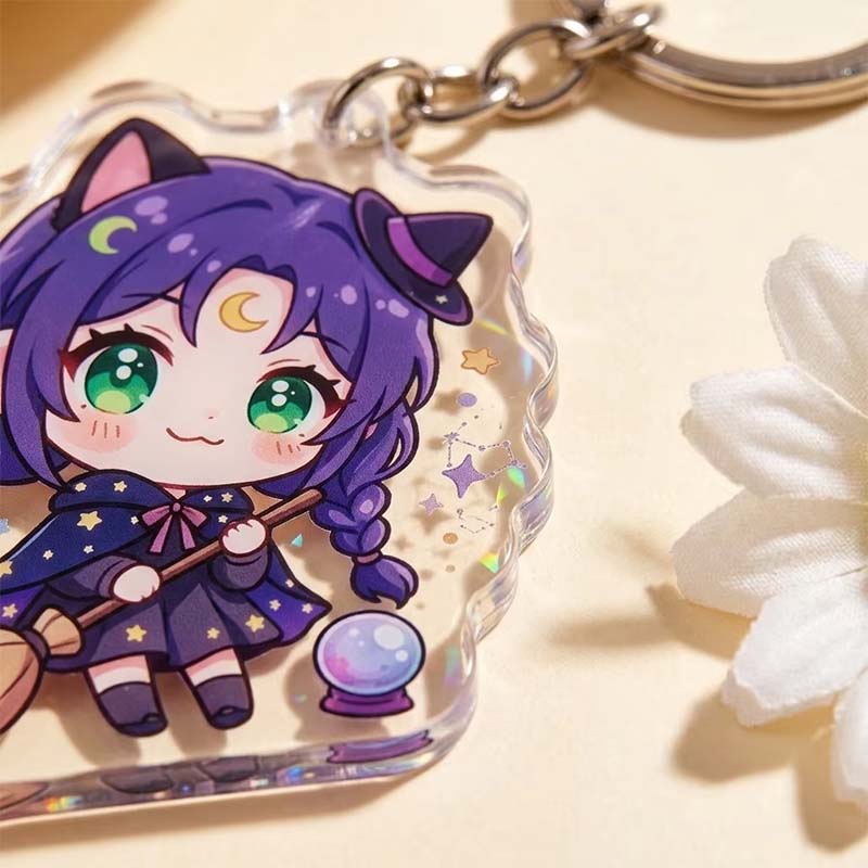 Acrylic Keychain Double-Sided Cartoon Character