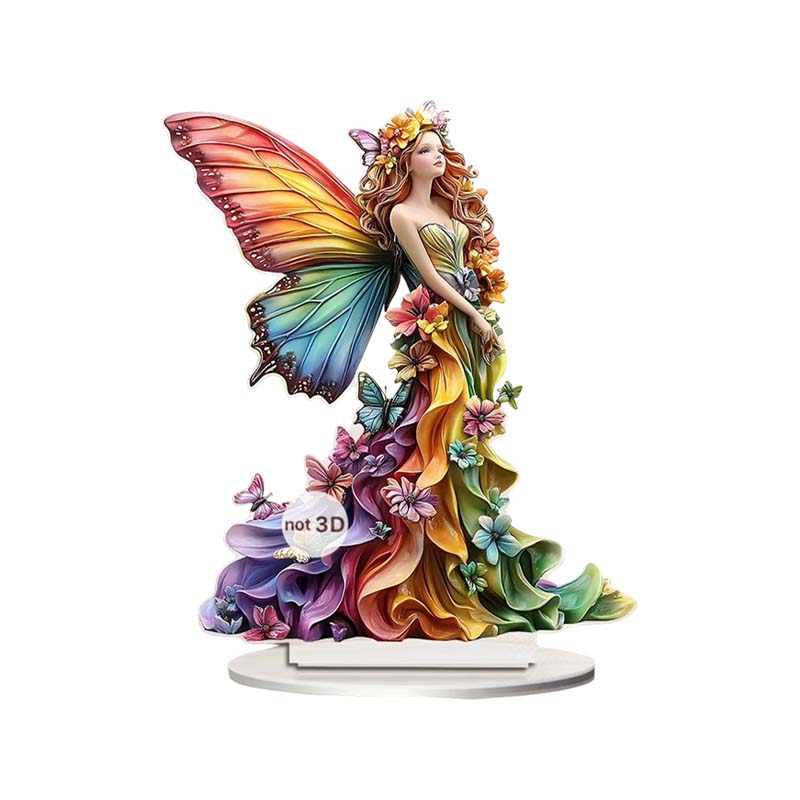 2D Butterfly Fairy Acrylic Standee