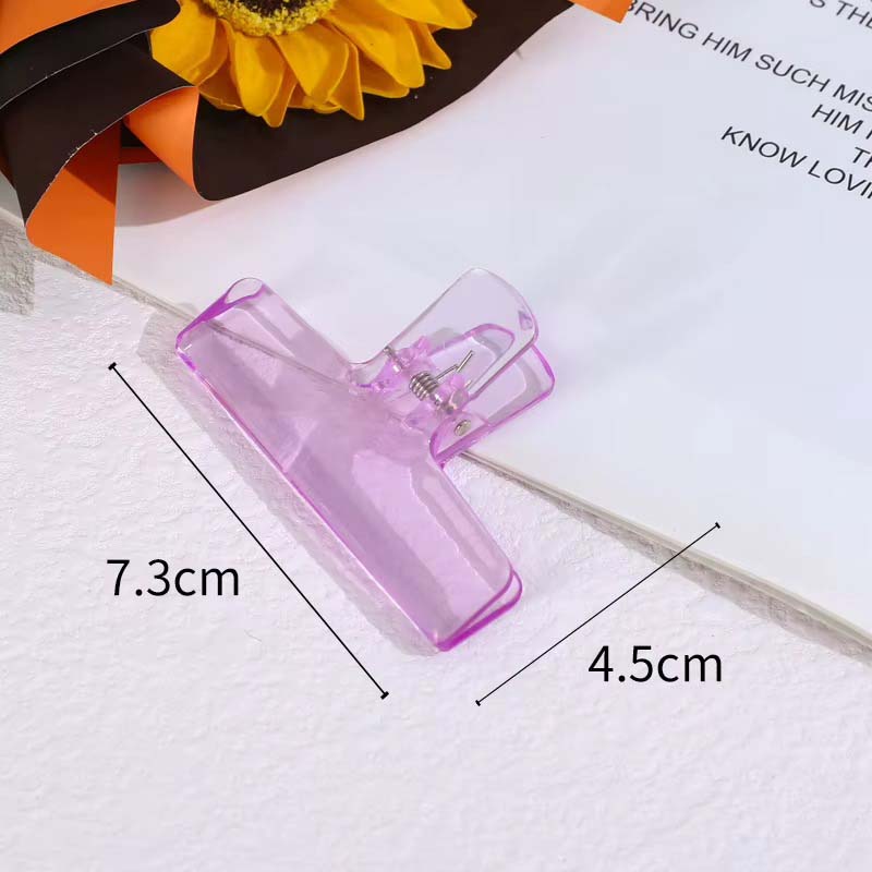 Transparent Love Binder Acrylic Clip