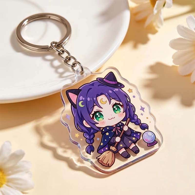 Acrylic Keychain Double-Sided Cartoon Character