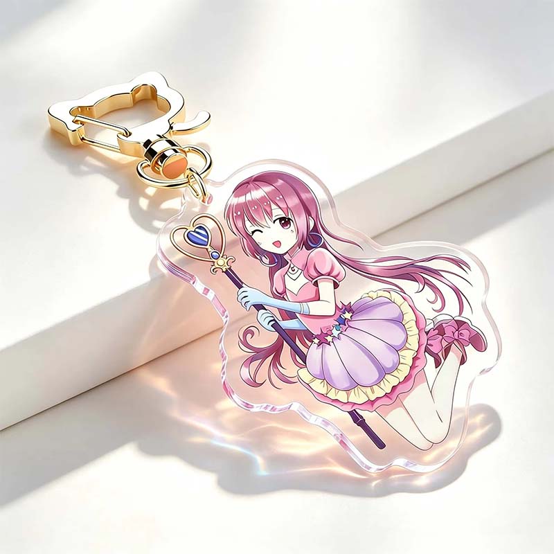 Mini Acrylic Nurse Personalized Keychain