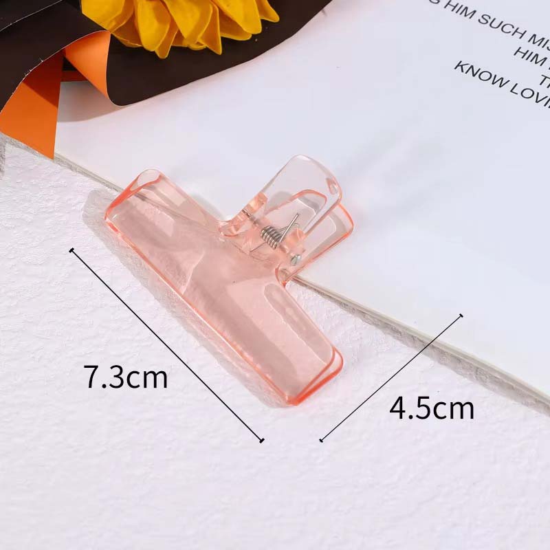 Transparent Love Binder Acrylic Clip