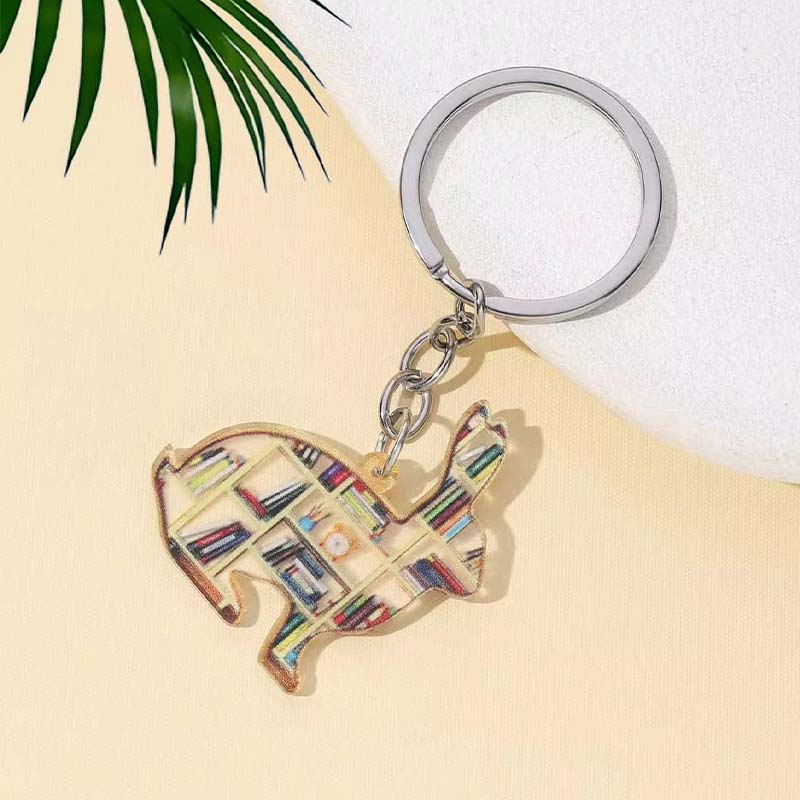 Double Sided Cartoon Acrylic Keychain Charm