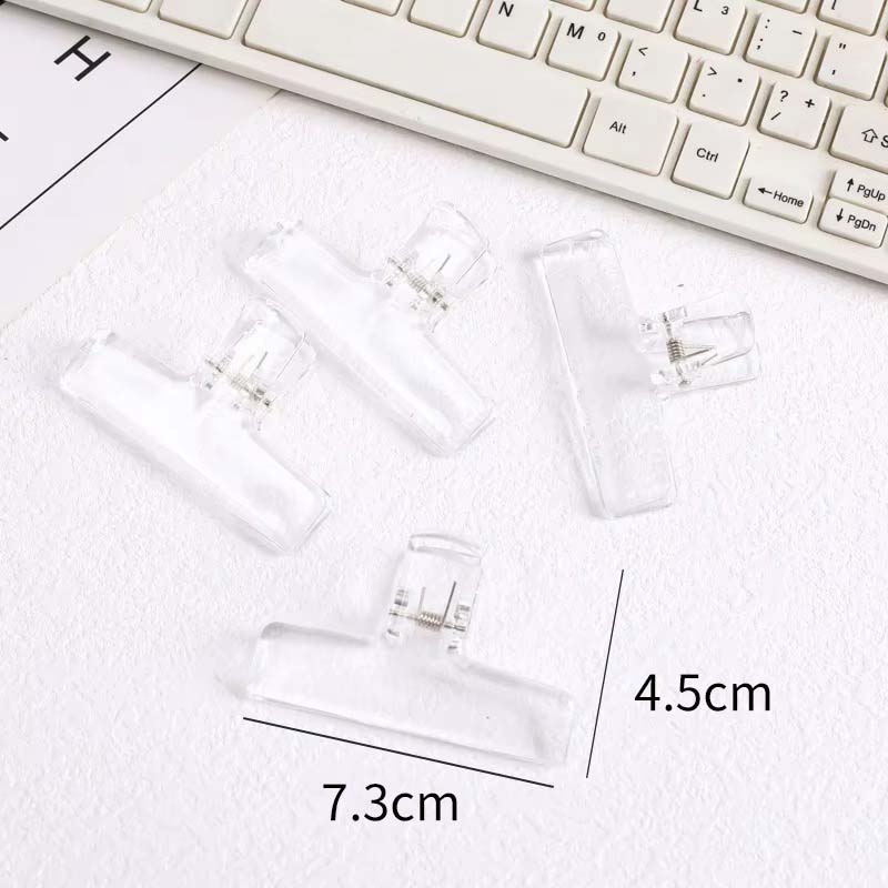 Transparent Love Binder Acrylic Clip