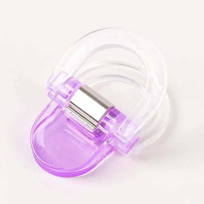 U Shape Transparent UV Printing Acrylic Clip