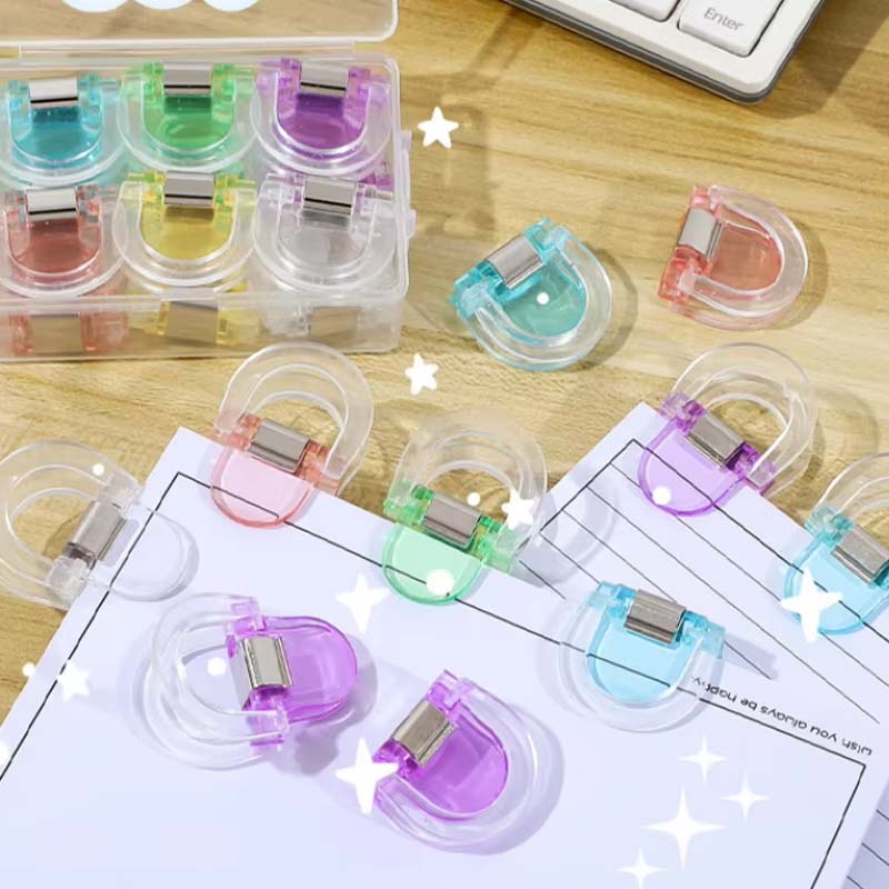 U Shape Transparent UV Printing Acrylic Clip