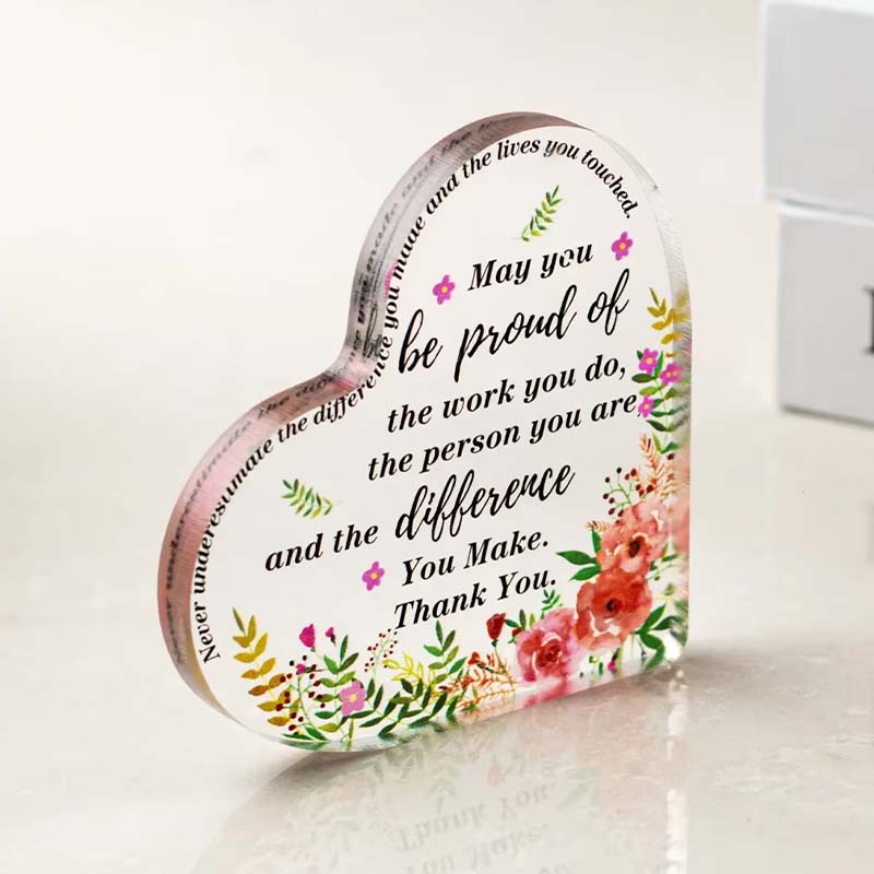 Transparent Standees Acrylic Gift