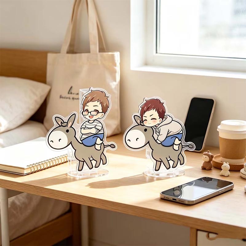 Custom Cartoon Acrylic Standee Clear Anime Figure Desktop Display