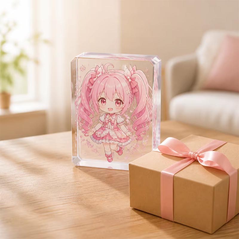 Custom 3D UV Printed Acrylic Standee Alphabet Decor
