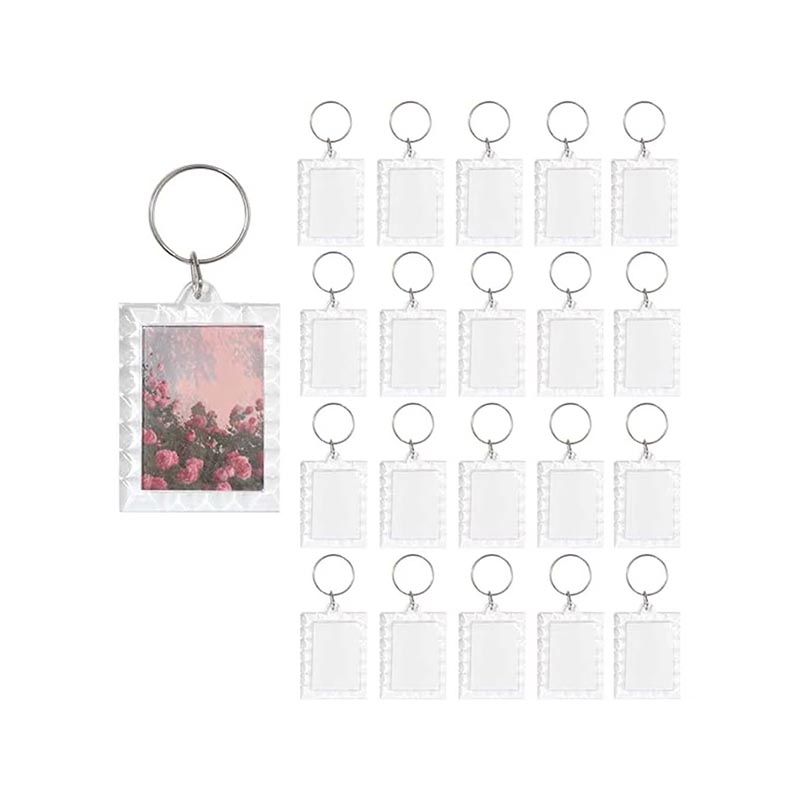 Blank Acrylic Photo Insert Ornament DIY Craft Decoration
