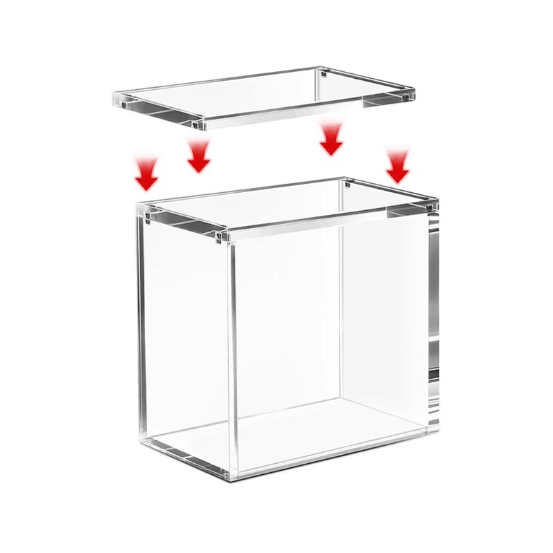 ODM Acrylic Retail Display Box Footwear Collection Case