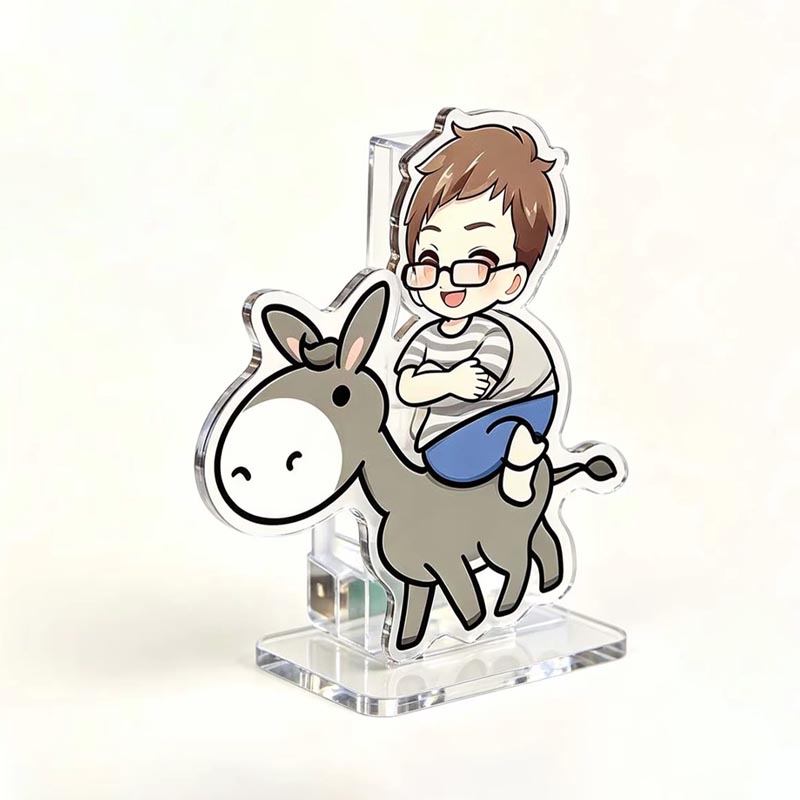 Custom Cartoon Acrylic Standee Clear Anime Figure Desktop Display