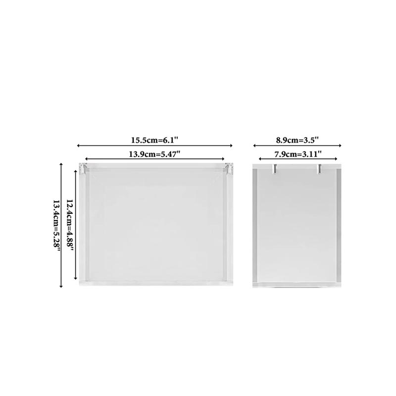 ODM Acrylic Retail Display Box Footwear Collection Case
