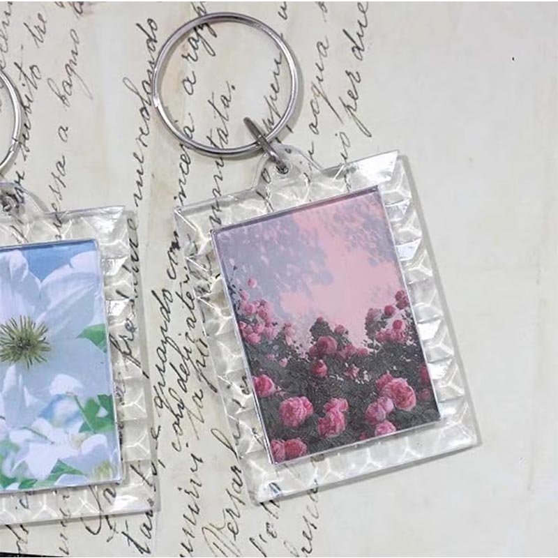 Blank Acrylic Photo Insert Ornament DIY Craft Decoration