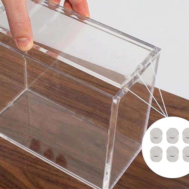 Custom Rectangle Acrylic Storage Box Daily Gadget Organizer