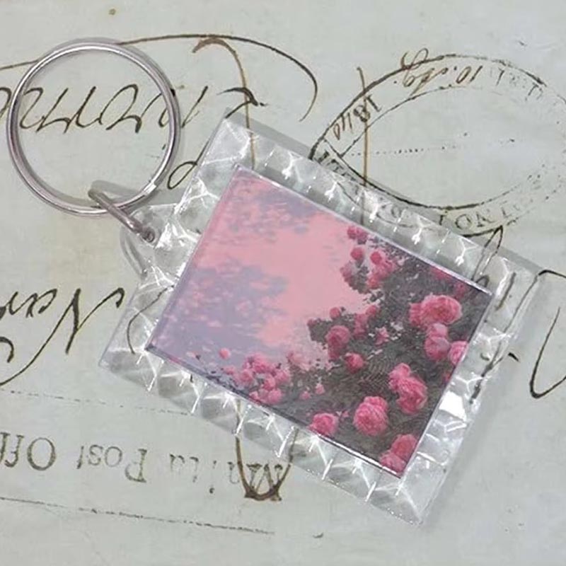 Blank Acrylic Photo Insert Ornament DIY Craft Decoration