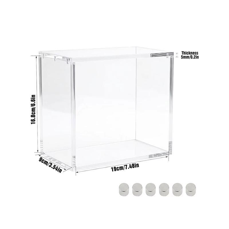 Custom Rectangle Acrylic Storage Box Daily Gadget Organizer