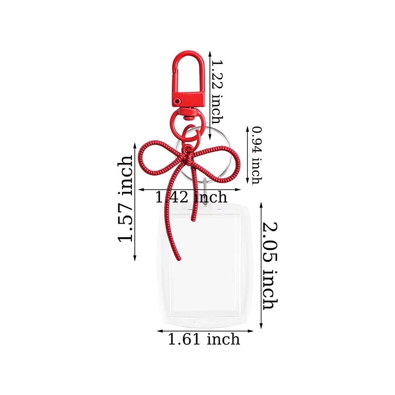 Clear Acrylic Photo Insert Ornament Party Craft Supply