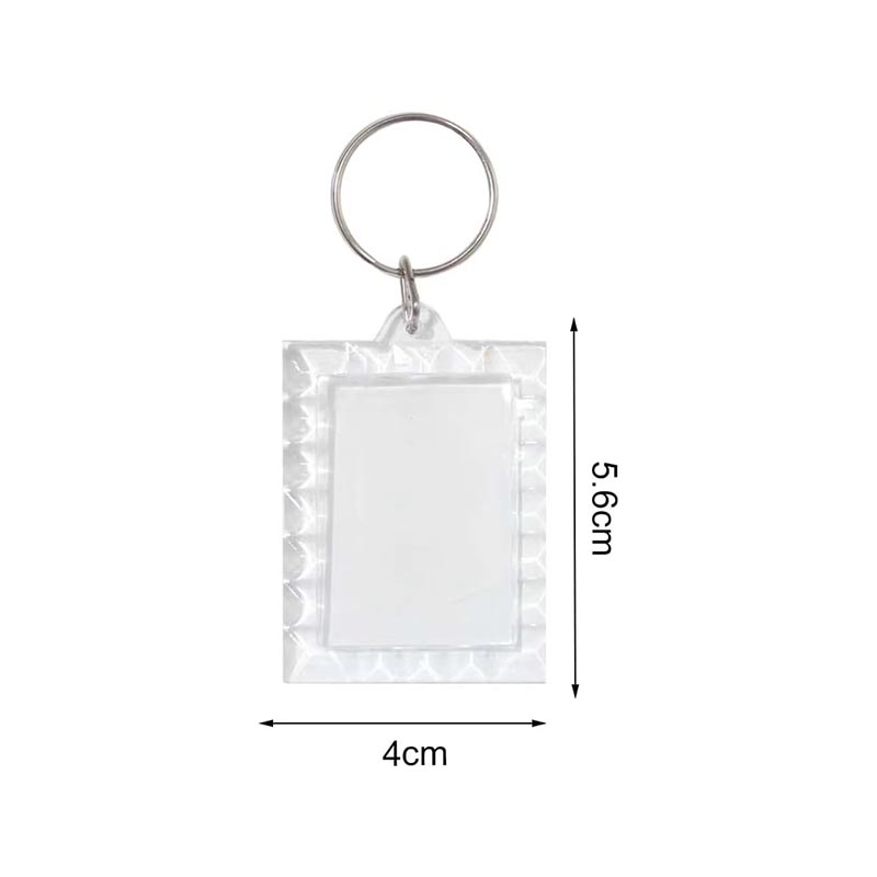 Blank Acrylic Photo Insert Ornament DIY Craft Decoration
