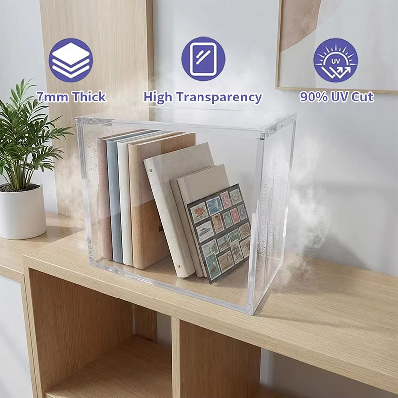 Custom Acrylic Storage Box Shop Showcase Organizer