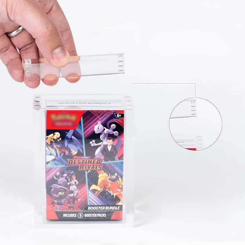 Magnetic Acrylic Display Case Booster Bundle Collector Box
