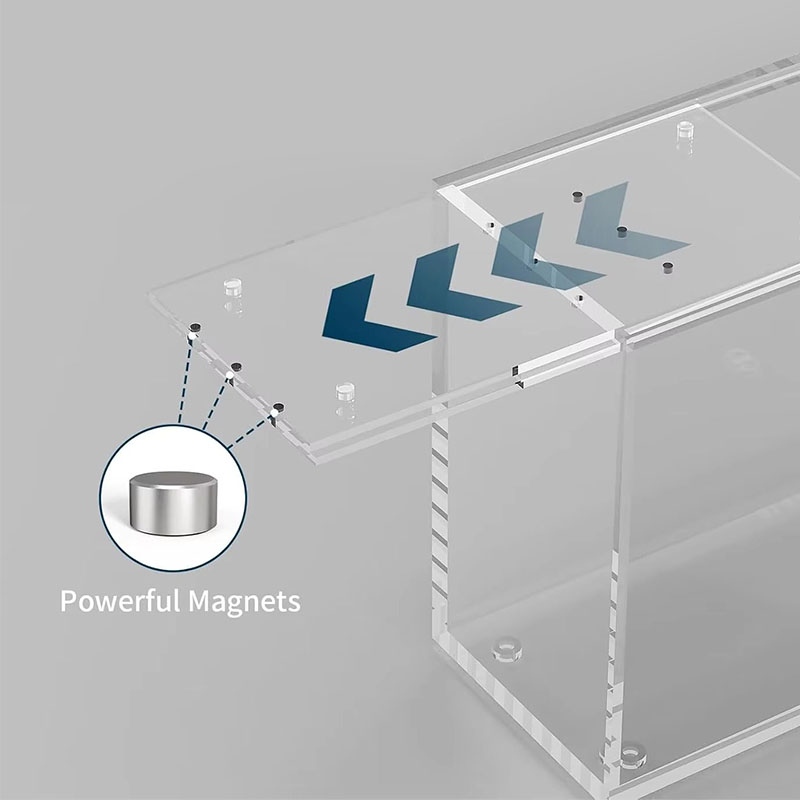 Acrylic Beauty Tool Display Box Nail Art Organizer