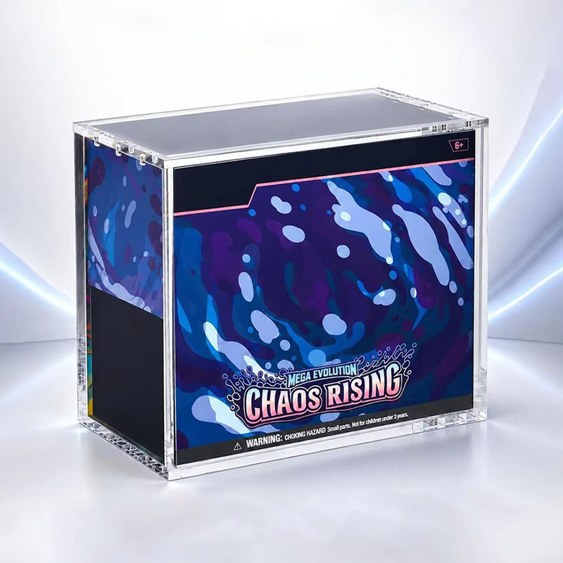 Transparent Acrylic Display Case Magnetic Anti UV Cover