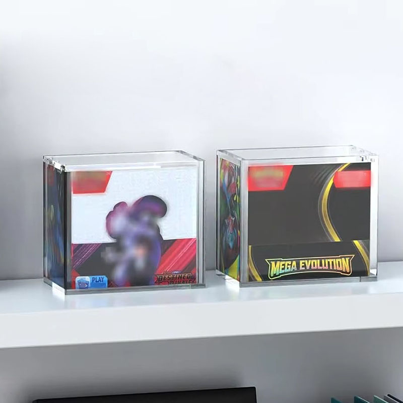 Ultra Thick Acrylic Display Case Sliding Magnetic Lid