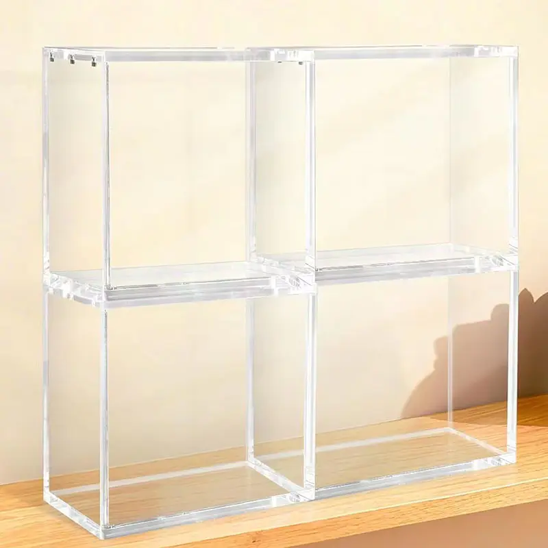 Custom Acrylic ETB Display Box Collection Organizer Case