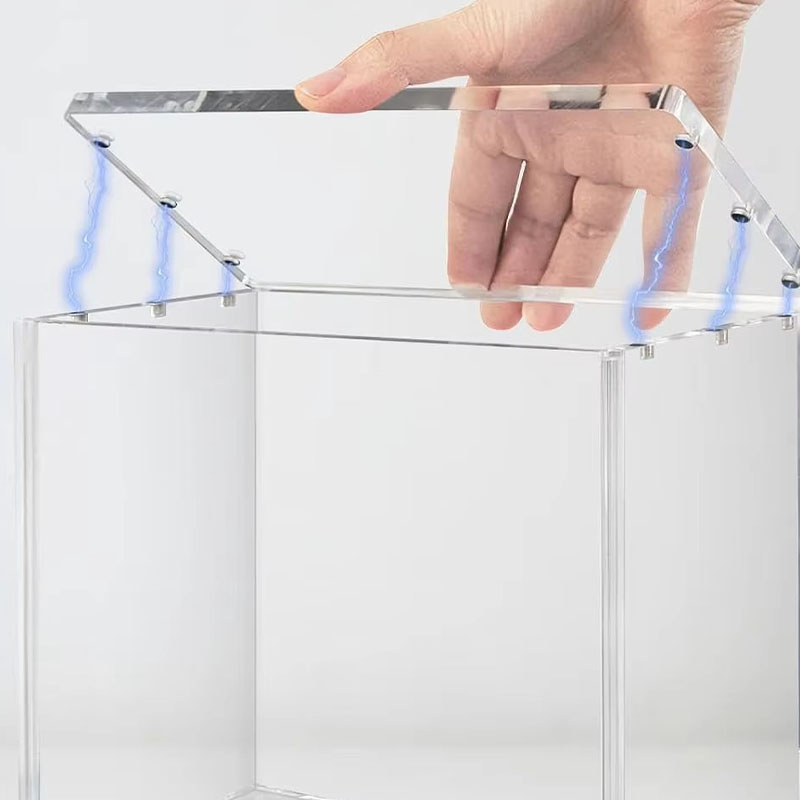 Custom Acrylic Boutique Display Case Retail Showcase Box