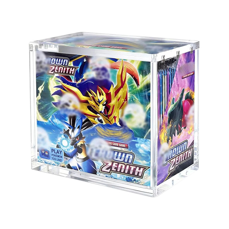 Lightweight Acrylic ETB Card Display Case UV Protection