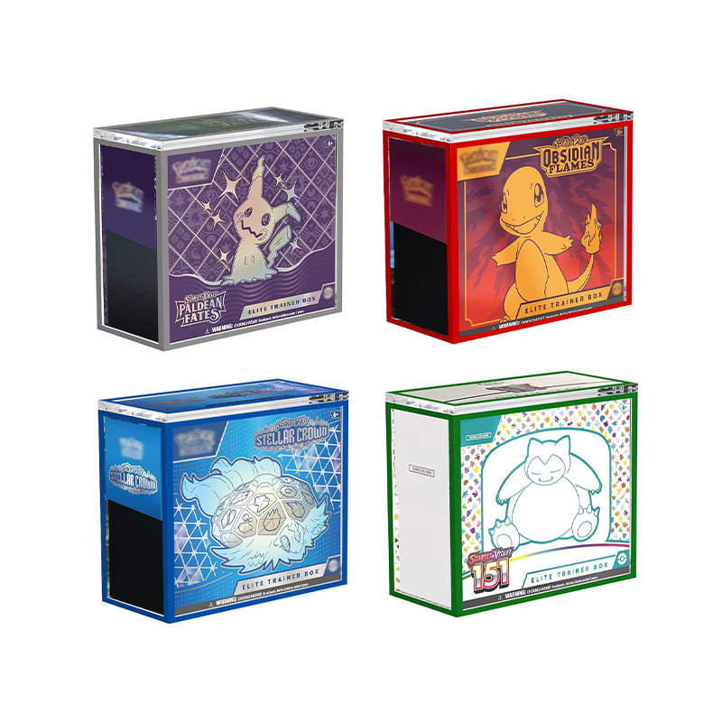Detachable Acrylic Display Box Stackable Custom Layout Case