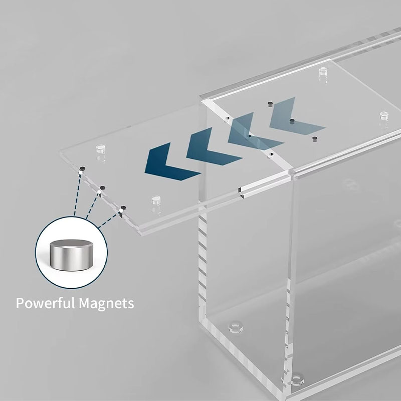 Acrylic Magnetic ETB Case Trading Card Display Protector
