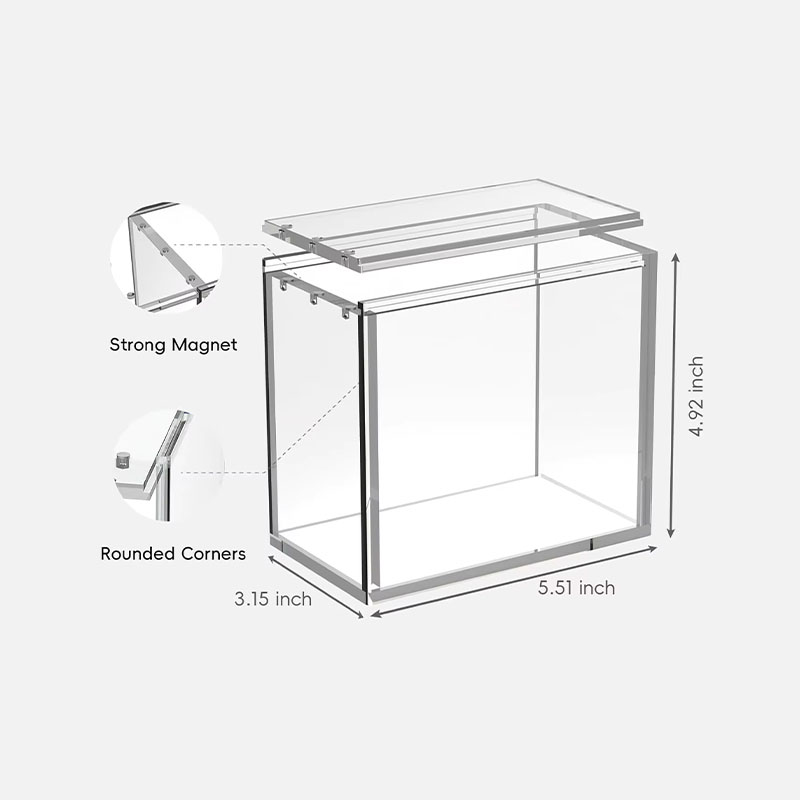 High End Acrylic Display Case Luxury Collectible Box