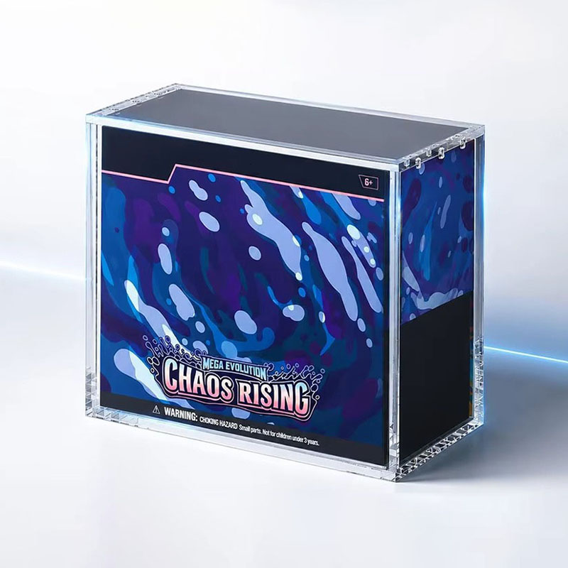 Transparent Acrylic Display Case Magnetic Anti UV Cover