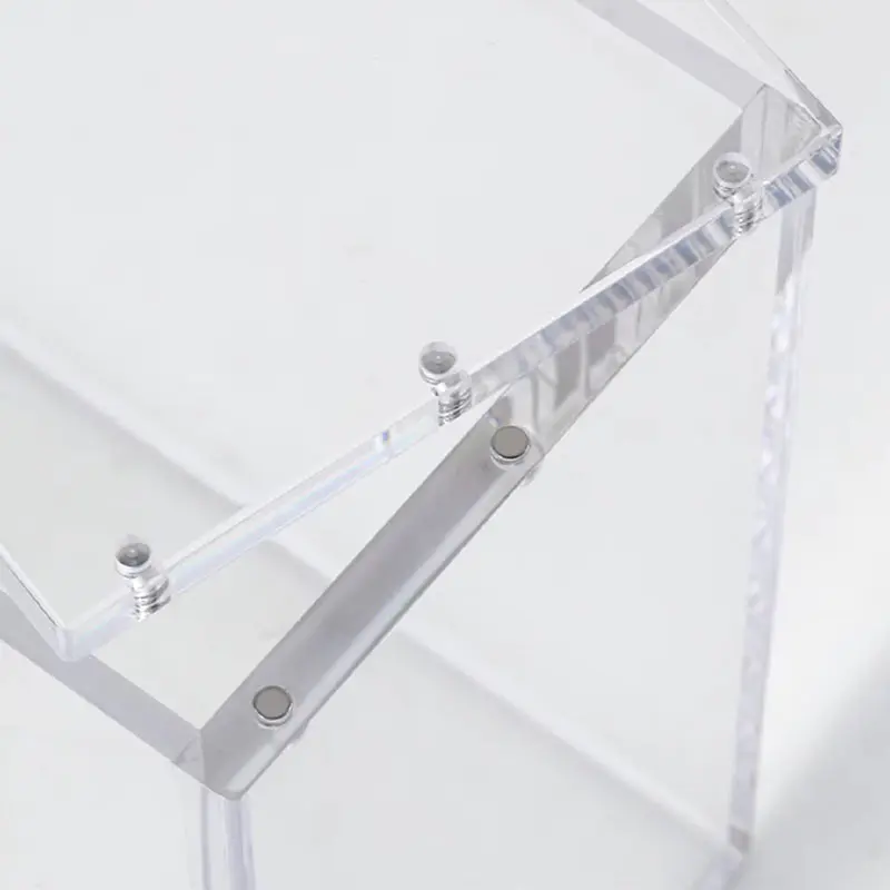 Stackable Acrylic Multi Grid Storage Box Desktop Organizer