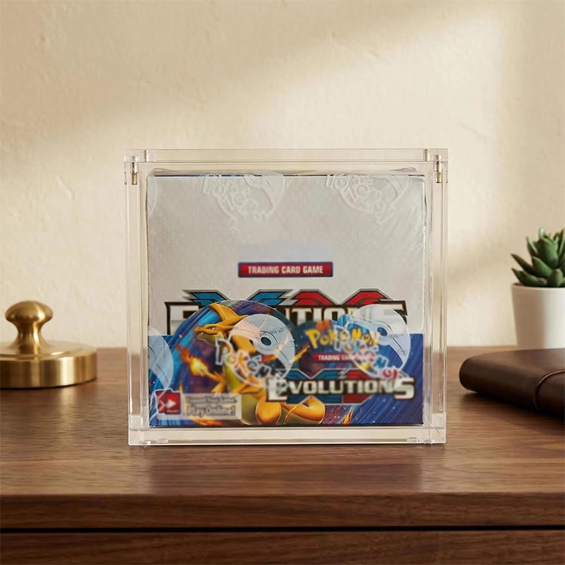 High Transparency Acrylic ETB Display Case Magnetic Lid