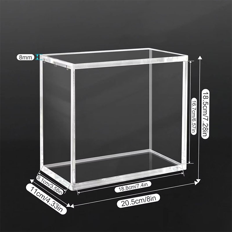 Custom Acrylic Boutique Display Case Retail Showcase Box