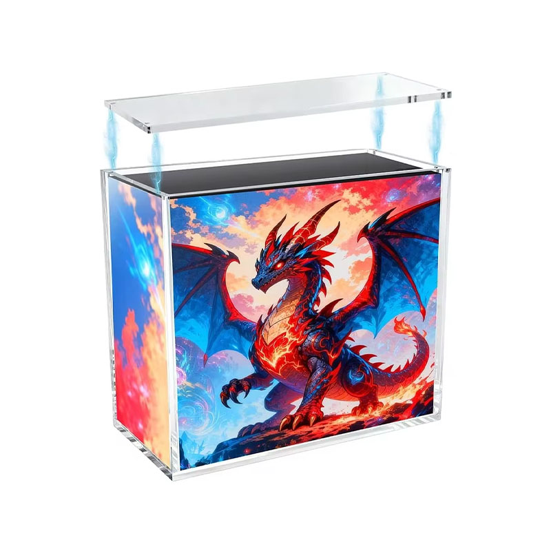 Tiered Acrylic Display Case Multi Layer Product Showcase