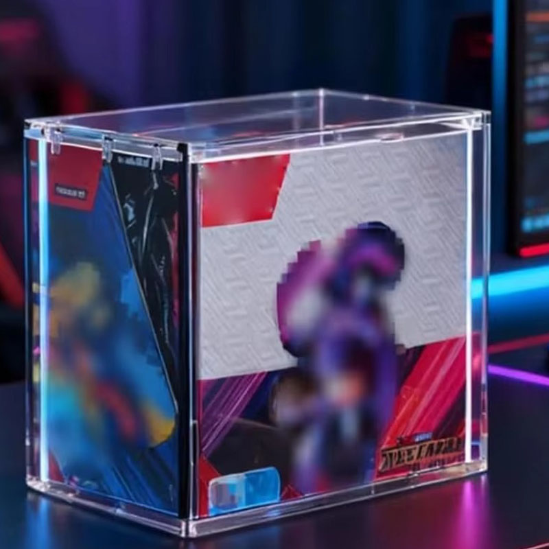 Ultra Thick Acrylic Display Case Sliding Magnetic Lid