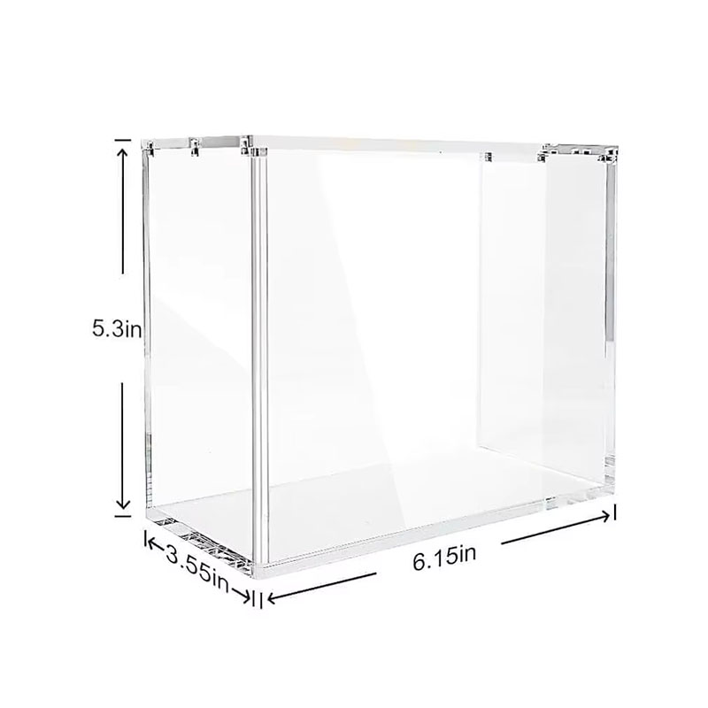 Custom Acrylic Cube Storage Box Ornament Display Case