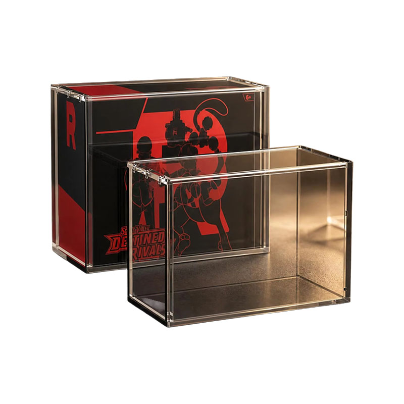 Custom Rectangle Acrylic Display Box Home Desktop Organizer